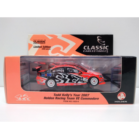 1-43 HOLDEN VE COMMODORE No.22 Todd Kelly 2007 Classic Carlectables