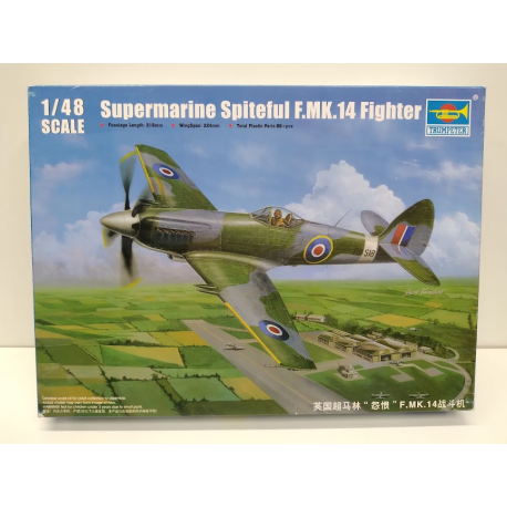 1-48 SUPERMARINE Spiteful F.M.K 14 Fighter by Trumpeter