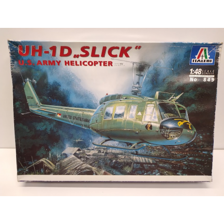 1-48 UH-1D SLICK U.S Army Helicopter by ITALERI