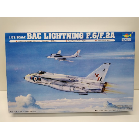 1-72 BAC LIGHTNING F.6-F.2A by Trumpeter