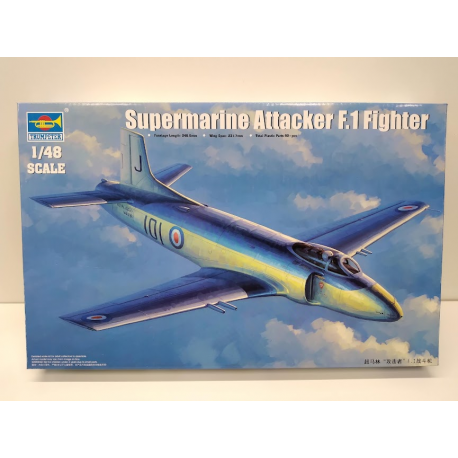1-48 SUPERMARINE Attacker F.1 Fighter by Trumpeter