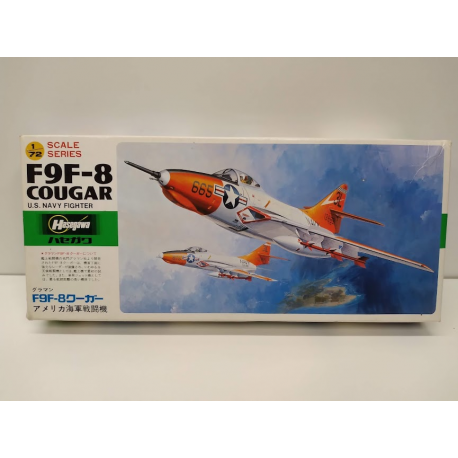 1-72 US Navy Fighter F9F-8 COUGAR by Hasegawa