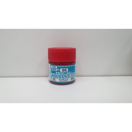 Aqueous Hobby Colour H-86 gloss red madder primary paint 10ml MR HOBBY