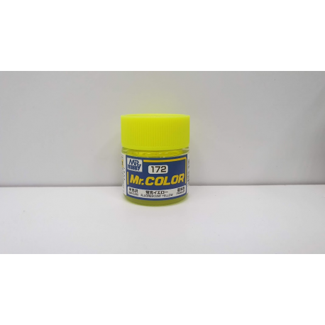 Mr Colour C-172 fluorescent yellow primary paint 10ml MR HOBBY