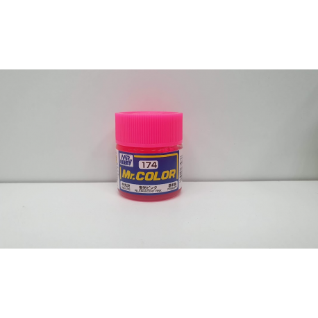 Mr Colour C-174 fluorescent pink primary paint 10ml MR HOBBY