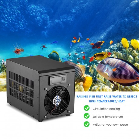 60L Aquarium Water Chiller Fish Tank Cooler Heater System