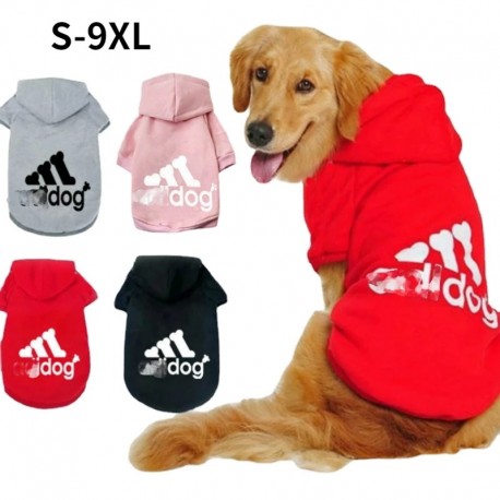 Winter Pet Dog Clothes Dogs Hoodies Fleece Warm Sweatshirt