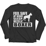 Limited Edition T-Shirt or Hoodie - Feel safe at night. Sleep with a boxer