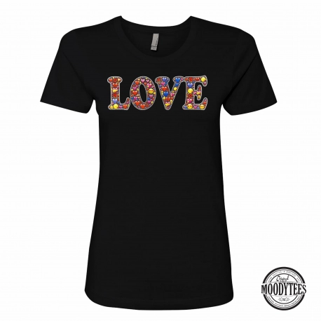 Love Emoji Womens T-Shirt