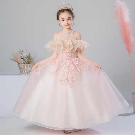 Baby Kids Gown 0014 (Pink)