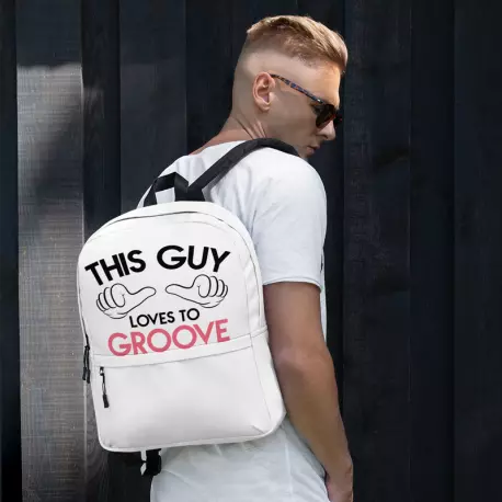 This guy loves to Groove Backpack