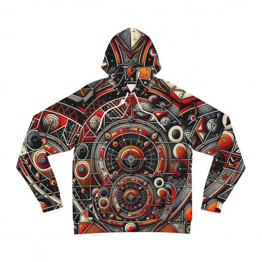 Dirac Orbifold - AOP Kangaroo Pouch Hoodie