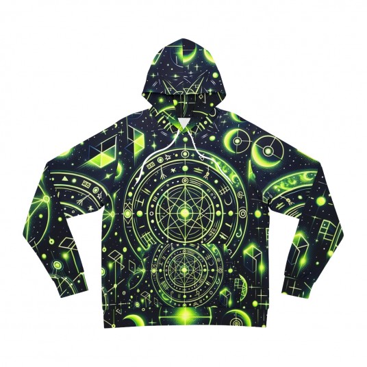 Gyre Equilibrium - AOP Kangaroo Pouch Hoodie