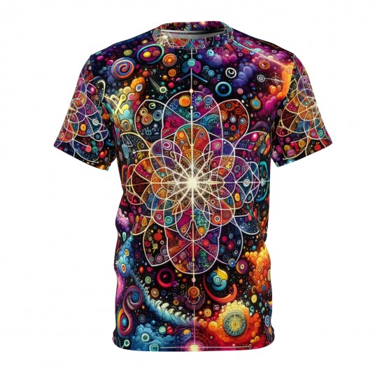 Fractal Equilibrium - Polyester AOP Tee
