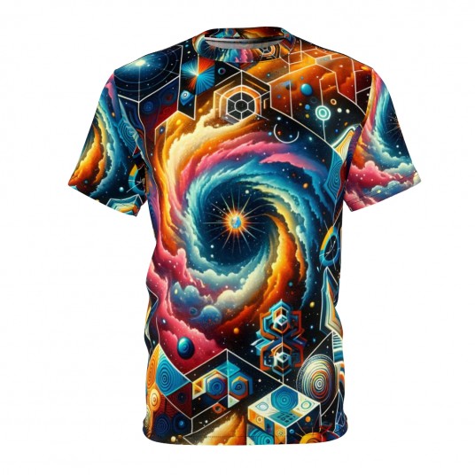 Quantum Harmonics - Polyester AOP Tee