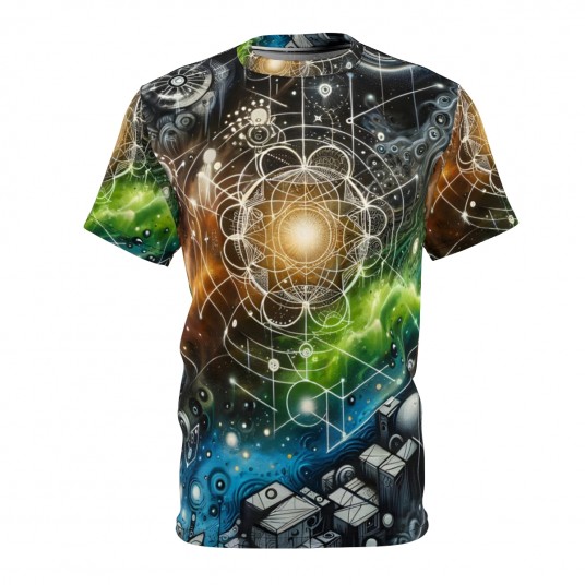 Fractal Equilibrium - Polyester AOP Tee