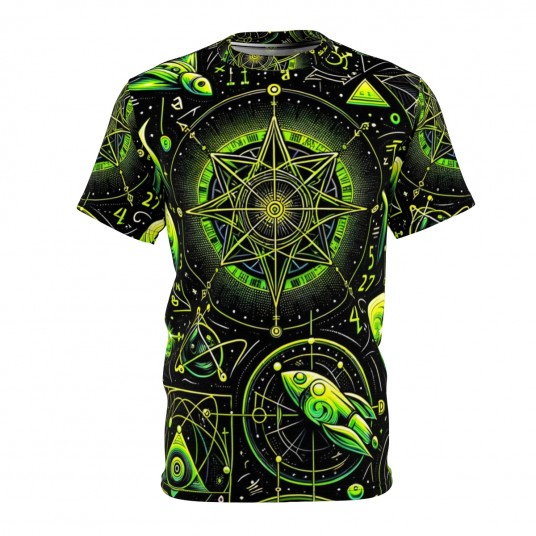 M  bius Equation - Polyester AOP Tee