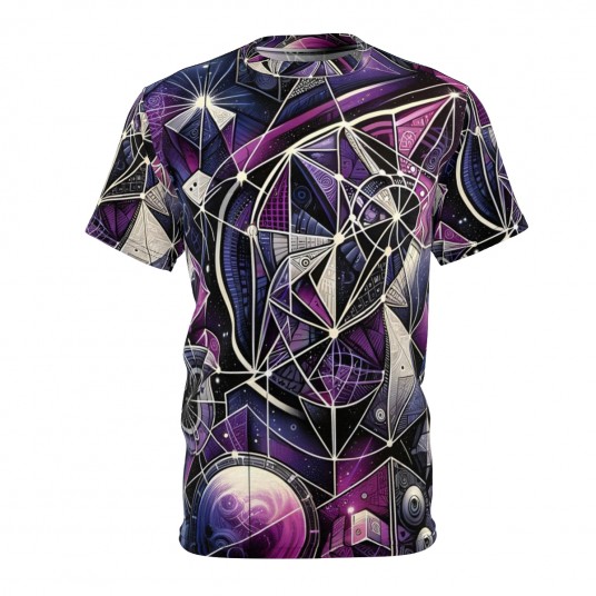 Fractal Relativity - Polyester AOP Tee