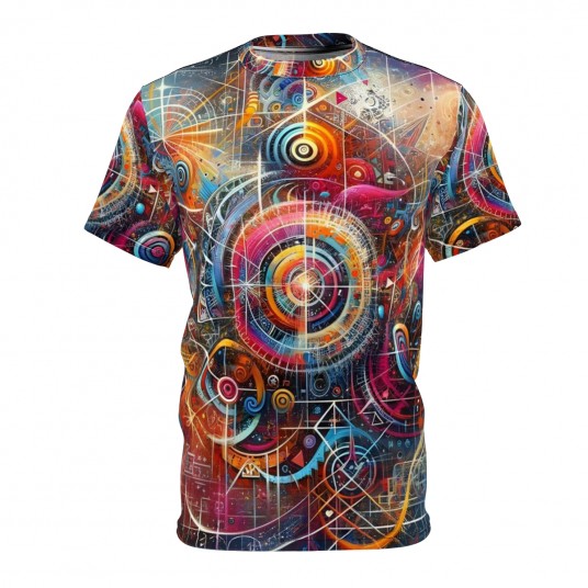 Dimensional Relativity  - Polyester AOP Tee