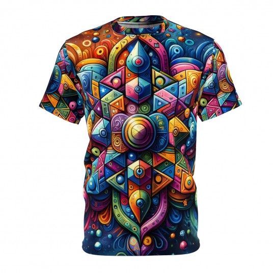 Relativity Spiral - Polyester AOP Tee
