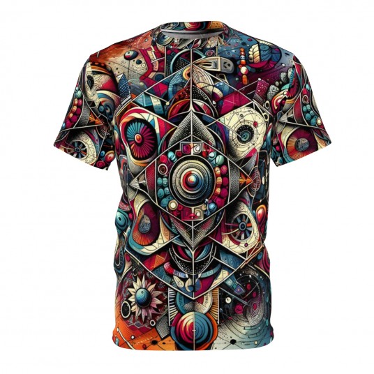 Entanglement Parallax - Polyester AOP Tee