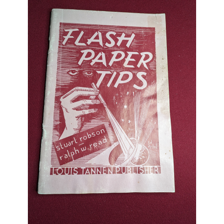 FLASH PAPER TIPS
