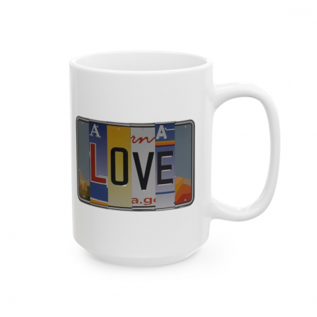 License Plate Letters Sign 
