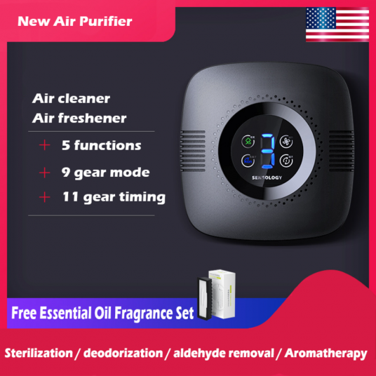 Smart Timer Air Purifier Cleaner Freshener Negative Ion Ozone Generator Sterilizer Pet Toilet Odor Formaldehyde Aroma Diffuser
