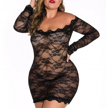 Lingerie Plus Size Catsuit Bodysuit