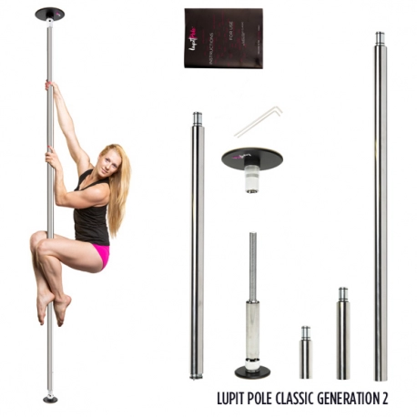LUPIT POLE CLASSIC G2, STAINLESS STEEL, 42mm, 45mm