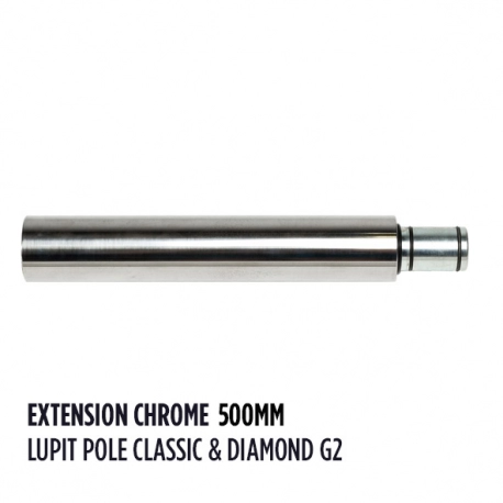 LUPIT POLE CLASSIC EXTENSION G2, 42mm,45mm, CHROME, 500mm
