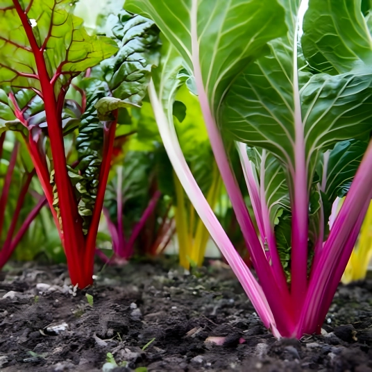 Organic Swiss Chard Plant Starter (Mixed Colors)