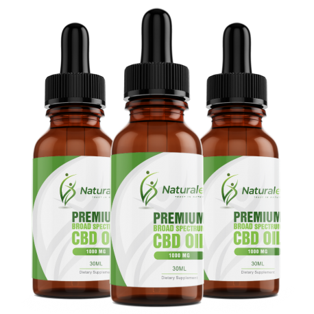 CBD Tincture 1000mg Broad Spec - Natural (3 bottles)