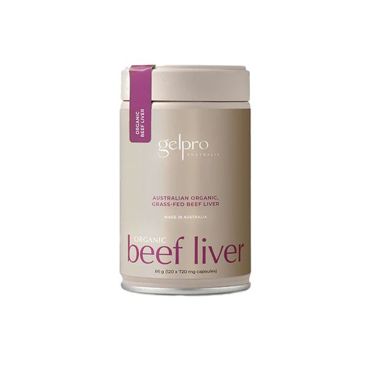 Organic Grass-fed Beef Liver 120 Capsules