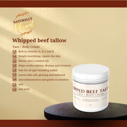 Naturally Vibrant Whipped Beef Tallow  75g
