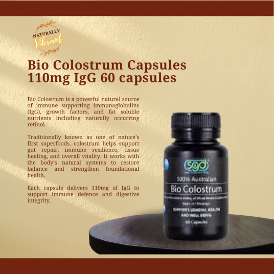 Bio Colostrum Capsules – 110mg IgG – 60 Capsules