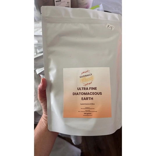 Naturally Vibrant Ultra-Fine Diatomaceous Earth, 250 grams