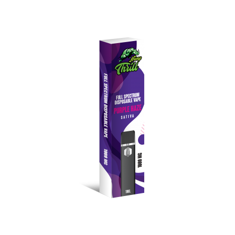 Hemp Thrill CBD+ Disposable Pen - Purple Haze 1000mg