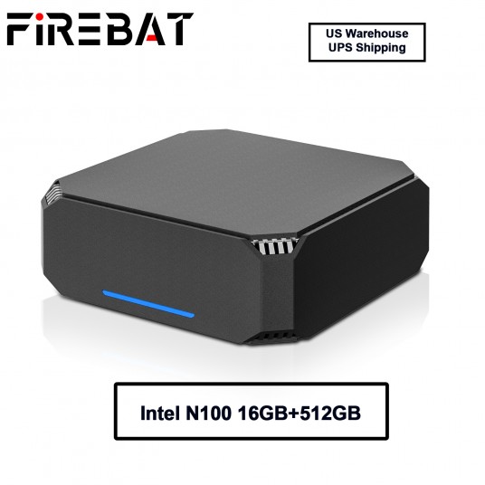 FIREBAT AK2 PLUS Mini PC Intel N150/N100 CPU Windows 11 Mini PC Gaming DDR4 16GB RAM 512GB SSD  WIFI5 BT4.2 US Warhouse Ship