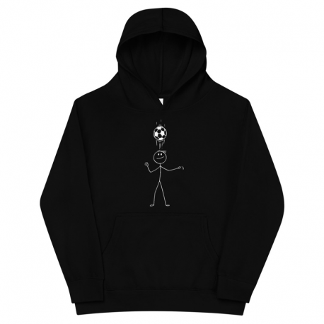 Stick Figure Kids Fleece Hoodie