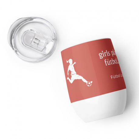 Girls Play Wine Tumbler