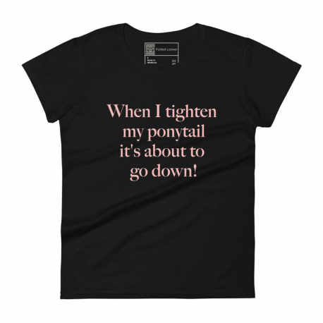Ponytail Women's Short Sleeve T-Shirt