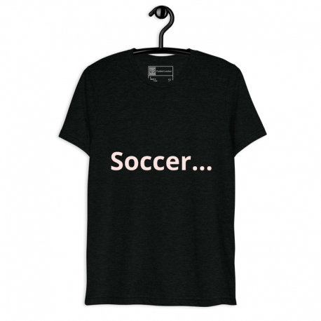 Soccer Short Sleeve Tri-Blend T-Shirt