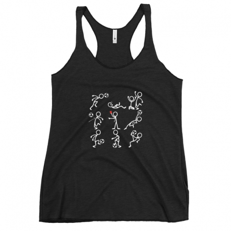 Stick Figures Women's Racerback Tank