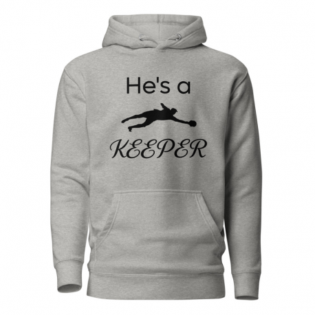 He's A Keeper Unisex Premium Hoodie