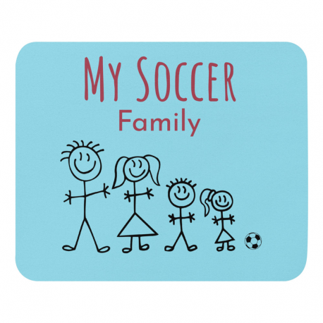 Soccer Family Mouse Pad