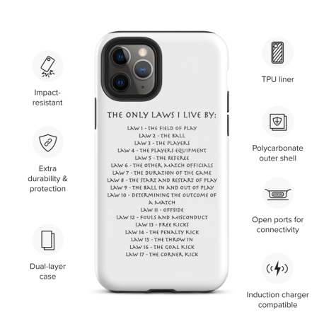 The Laws I Live By Tough Case for iPhone®