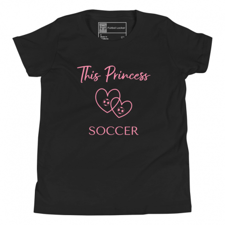 This Princess Loves Soccer Youth Short Sleeve T-Shirt