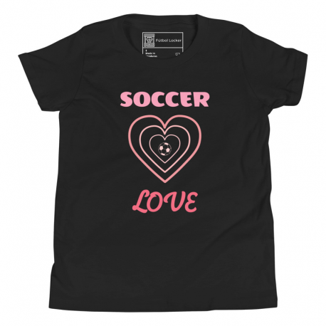 SOCCER LOVE Youth Short Sleeve T-Shirt