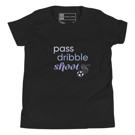 pass dribble shoot Youth Short Sleeve T-Shirt